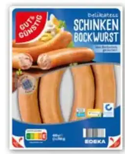 Edeka Gut & Günstig Delikatess-Schinken-Bockwurst Angebot