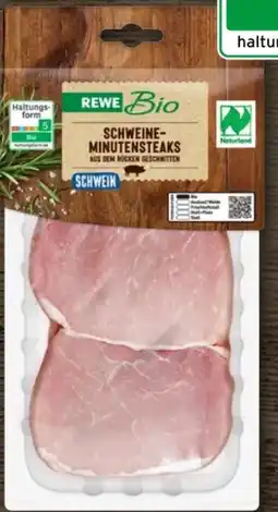 REWE Center Rewe Bio Schweine-Minutensteaks Angebot
