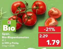 Kaufland Span. Bio-Rispentomaten Angebot