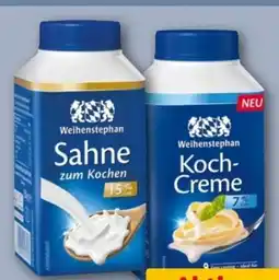 REWE Center Weihenstephan Sahne zum Kochen Angebot