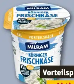 REWE Center Milram Körniger Frischkäse Angebot