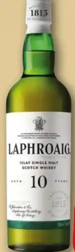 REWE Center Laphroaig Islay Single Malt Scotch Whisky 10 Years Angebot