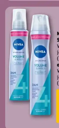 REWE Center Nivea Volumen Kraft & Pflege Schaumfestiger Angebot