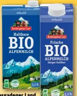 REWE Center Berchtesgadener Land Haltbare Bio Alpenmilch Angebot