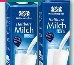 REWE Weihenstephan Haltbare Milch Angebot