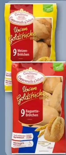 REWE Coppenrath & Wiese Unsere Goldstücke Weizen-Brötchen Angebot