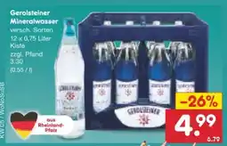 Netto Marken-Discount Gerolsteiner Mineralwasser Angebot