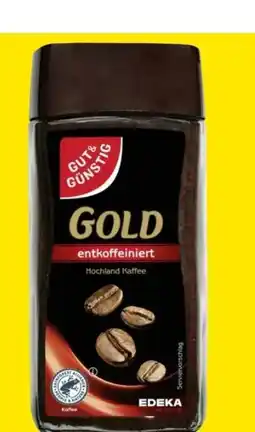 Edeka Gut & Günstig Kaffee Gold entkoffeiniert Angebot