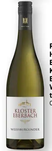 Edeka Hessische Staatsweingüter Kloster Eberbach Weißburgunder Angebot