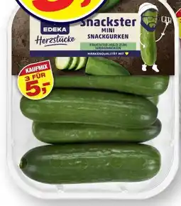 Edeka Edeka Herzstücke Minigurken Snackster Angebot