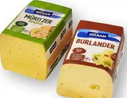 Scheck-in-Center Milram Burlander Angebot