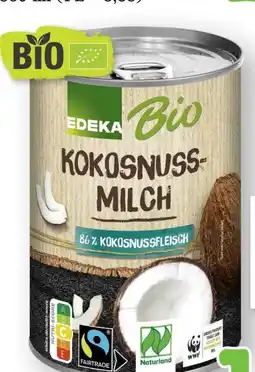 Scheck-in-Center Edeka Bio Kokosnussmilch Angebot