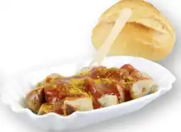 Scheck-in-Center Scheck-in Center Currywurst mit Brötchen Angebot