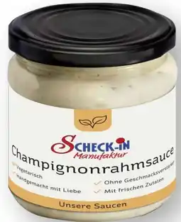 Scheck-in-Center Scheck-in Manufaktur Champignonrahmsauce Angebot
