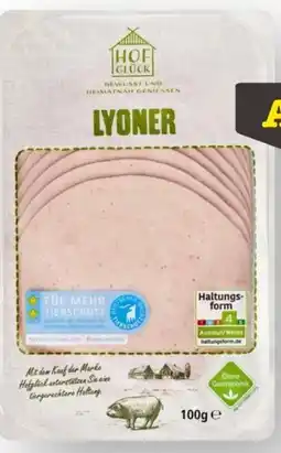 Scheck-in-Center Hofglück Lyoner Angebot