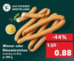 Kaufland Wiener oder Käsewürstchen Angebot