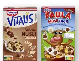 Scheck-in-Center Dr. Oetker Vitalis Müsli Angebot