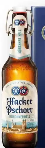 Scheck-in-Center Hacker-Pschorr Münchner Hell Angebot