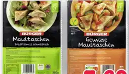 Scheck-in-Center Bürger Maultaschen Angebot