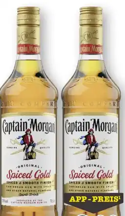 Scheck-in-Center Captain Morgan Original Spiced Gold Rum Angebot