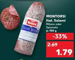 Kaufland MONTORSI Ital. Salami Angebot