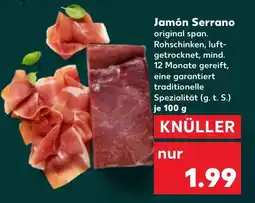 Kaufland Jamón Serrano Angebot