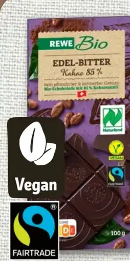 nahkauf Rewe Bio Edel-Bitter Schokolade Vegan Angebot