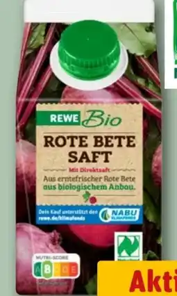REWE Rewe Bio Rote Bete Saft Angebot