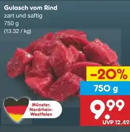 Netto Marken-Discount Gulasch vom Rind Angebot