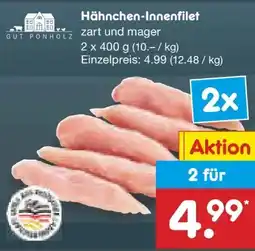 Netto Marken-Discount Gut Ponholz Hähnchen-Innenfilets Angebot