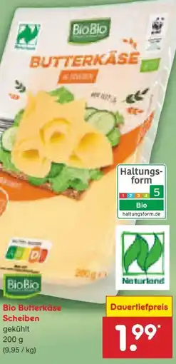 Netto Marken-Discount BioBio Bio Butterkäse Angebot