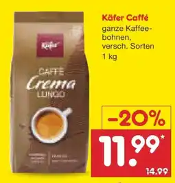 Netto Marken-Discount Käfer Kaffee Caffè Crema Angebot