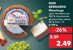 Kaufland DON BERNARDO Manchego Angebot