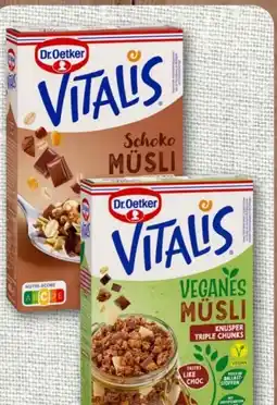 nahkauf Dr. Oetker Vitalis Schoko Müsli klassisch Angebot