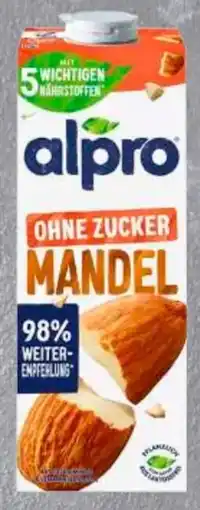 Edeka Alpro Nussdrink Mandel Angebot