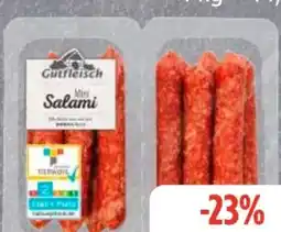 Edeka Frischemarkt Gutfleisch Mini-Salami Angebot