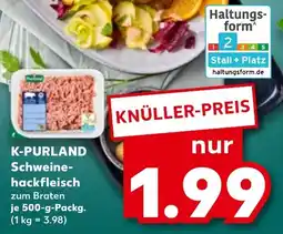 Kaufland K-PURLAND Schweinehackfleisch Angebot