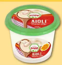 REWE Center Popp Aioli Creme-Dip Angebot