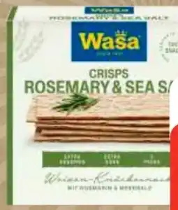 Edeka Wasa Tasty Snacks Rosmary & Sea Salt crisps Angebot