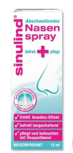 Budni Sinulind Abschwellendes Nasenspray Angebot