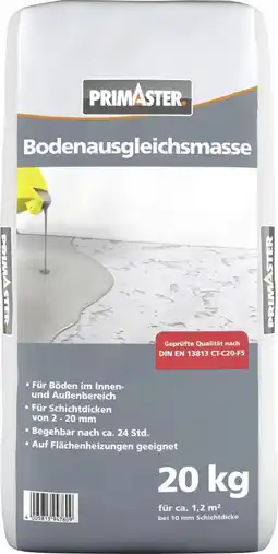 Globus Baumarkt Primaster Bodenausgleichsmasse Angebot