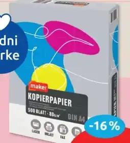 Budni Maker Kopierpapier Angebot