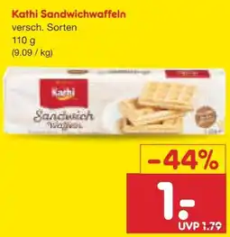 Netto Marken-Discount Kathi Sandwich Waffeln Angebot