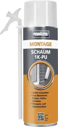 Globus Baumarkt Primaster Montage Schaum 1-K PU Angebot