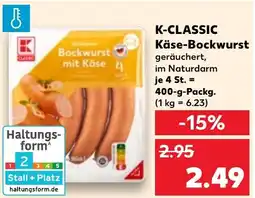 Kaufland K-CLASSIC Käse-Bockwurst Angebot