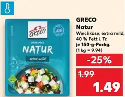 Kaufland GRECO Natur Angebot