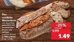 Kaufland Das rustikale Weizenbrot Angebot