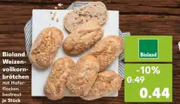 Kaufland Bioland Weizenvollkornbrötchen Angebot