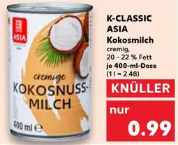 Kaufland K-CLASSIC ASIA Kokosmilch Angebot