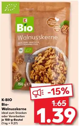 Kaufland K-BIO Bio- Walnusskerne Angebot